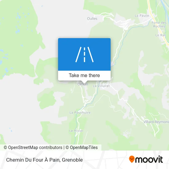 Chemin Du Four À Pain map