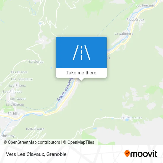 Vers Les Clavaux map
