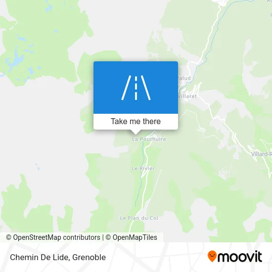 Chemin De Lide map