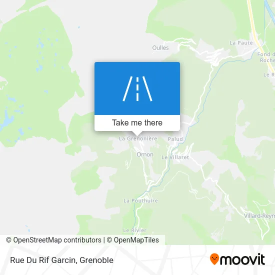 Rue Du Rif Garcin map