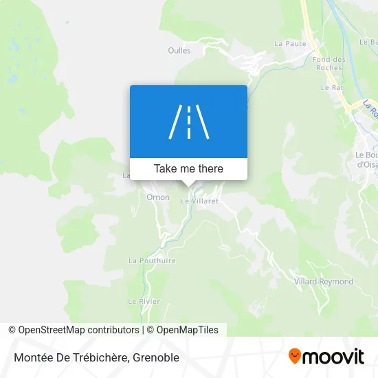 Montée De Trébichère map