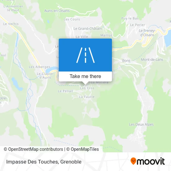 Impasse Des Touches map