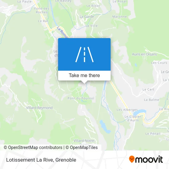 Lotissement La Rive map
