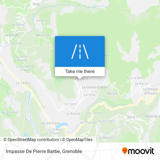 Impasse De Pierre Barbe map