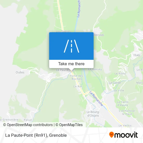 La Paute-Pont (Rn91) map