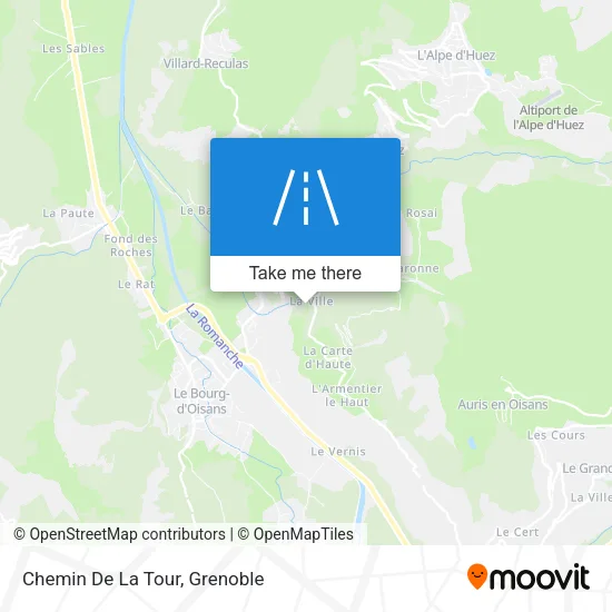 Chemin De La Tour map