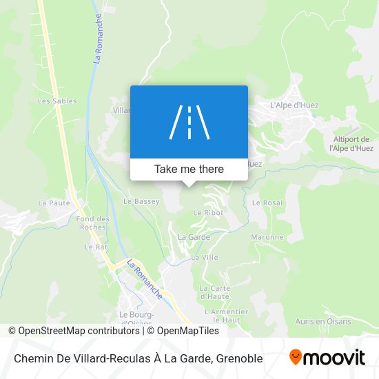 Chemin De Villard-Reculas À La Garde map