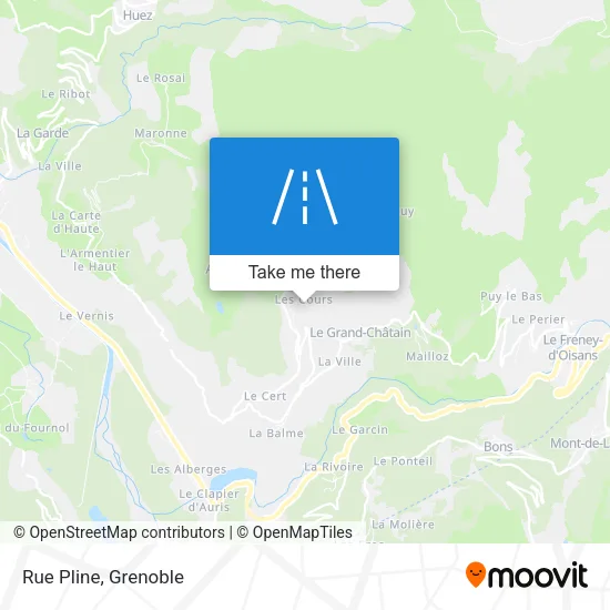 Rue Pline map