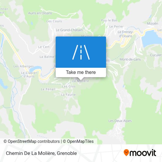 Chemin De La Molière map
