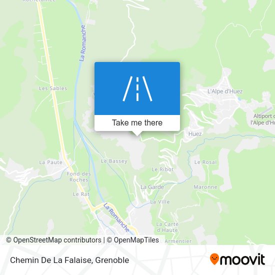 Chemin De La Falaise map