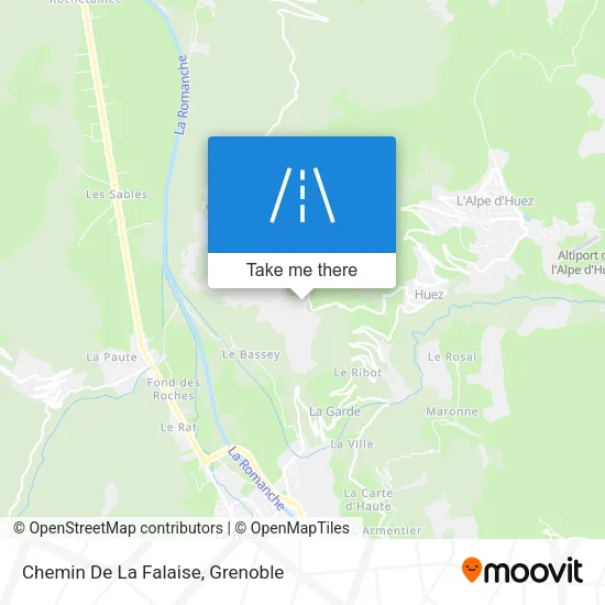 Chemin De La Falaise map
