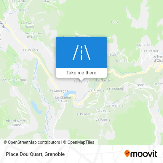 Place Dou Quart map