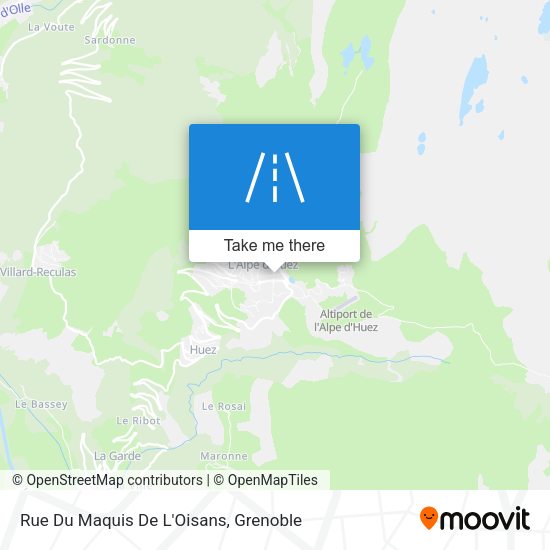 Rue Du Maquis De L'Oisans map