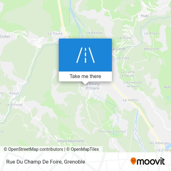 Rue Du Champ De Foire map