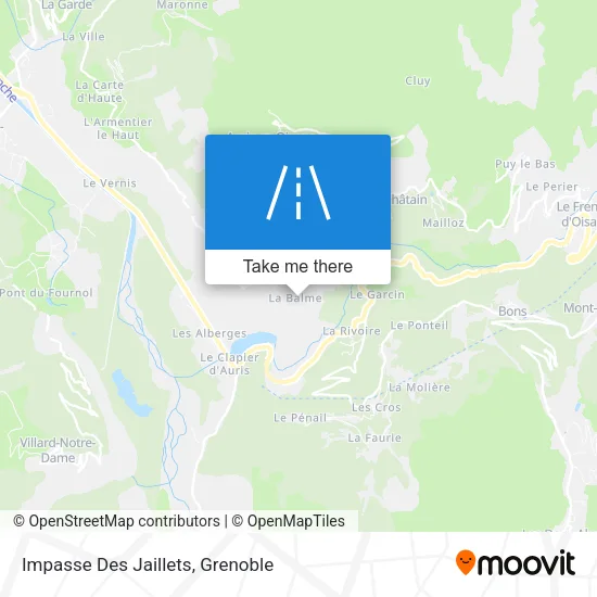 Impasse Des Jaillets map