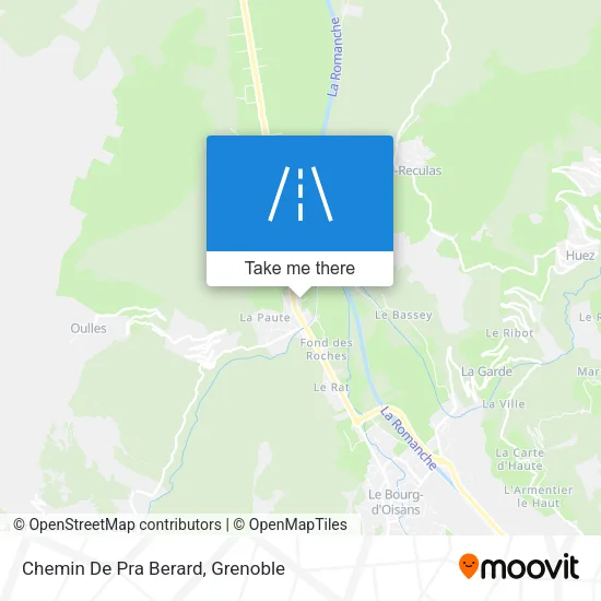 Chemin De Pra Berard map