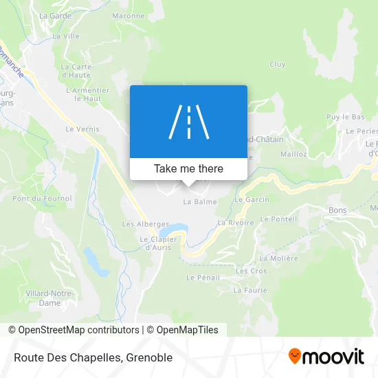 Route Des Chapelles map