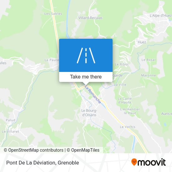 Pont De La Déviation map
