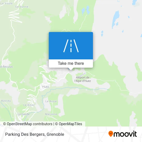 Parking Des Bergers map