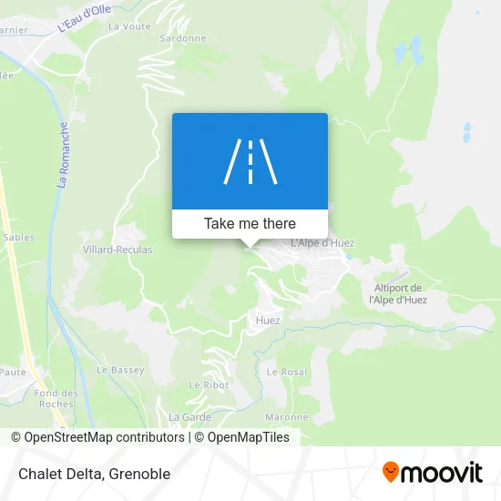 Chalet Delta map