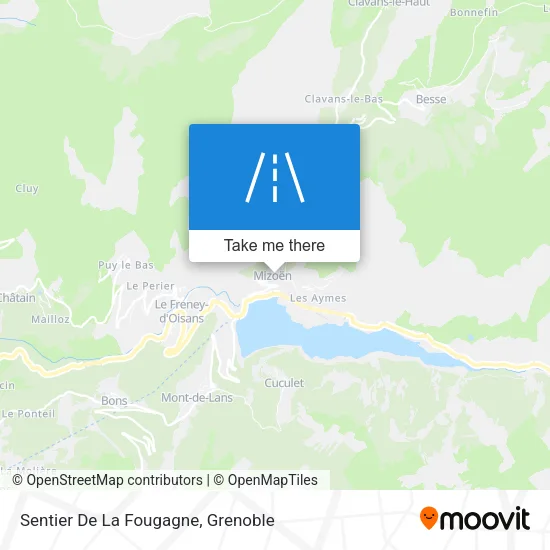 Sentier De La Fougagne map