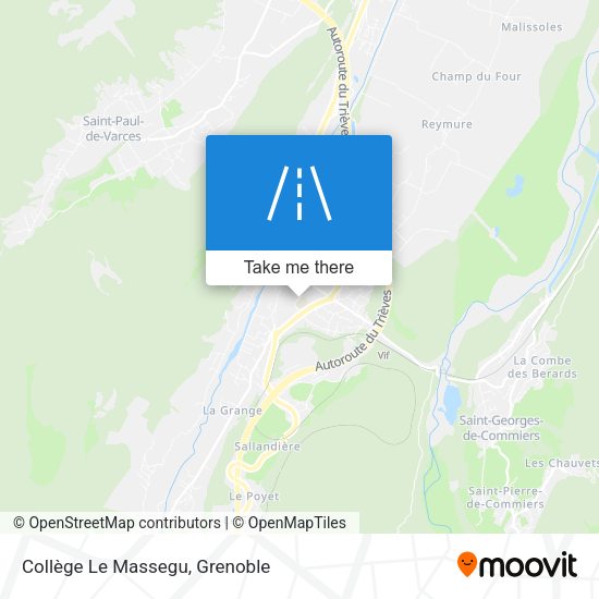 Collège Le Massegu map