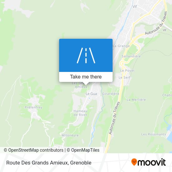 Route Des Grands Amieux map