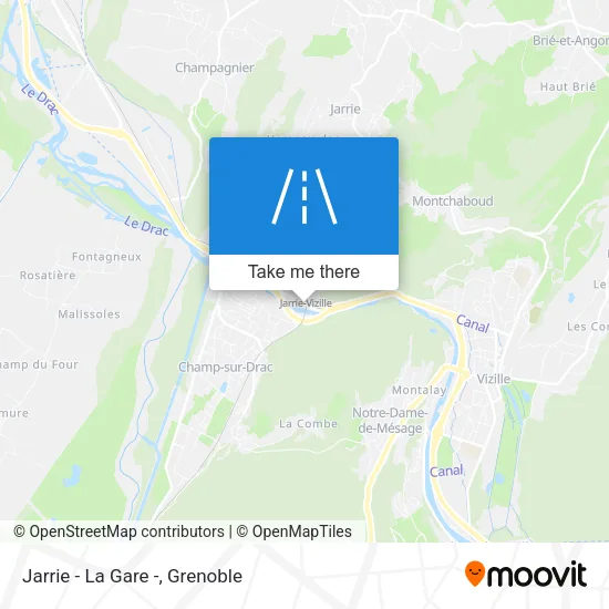 Jarrie - La Gare - map
