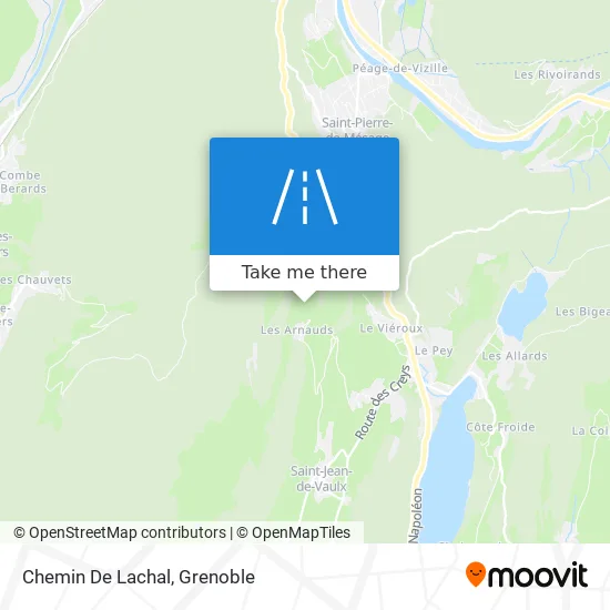 Chemin De Lachal map