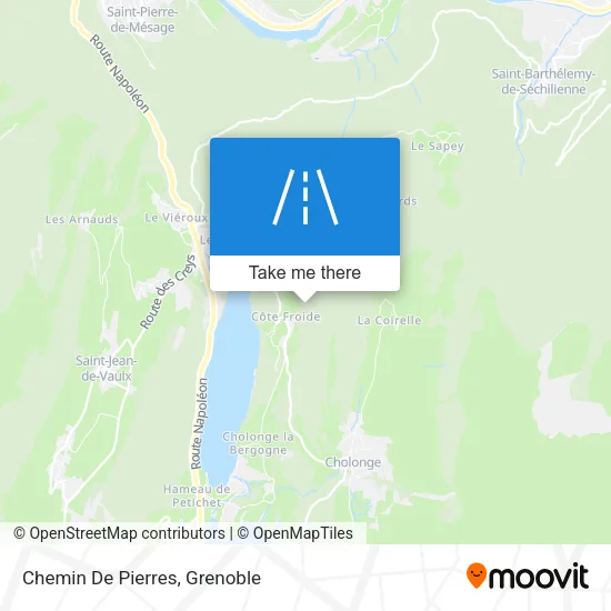 Chemin De Pierres map