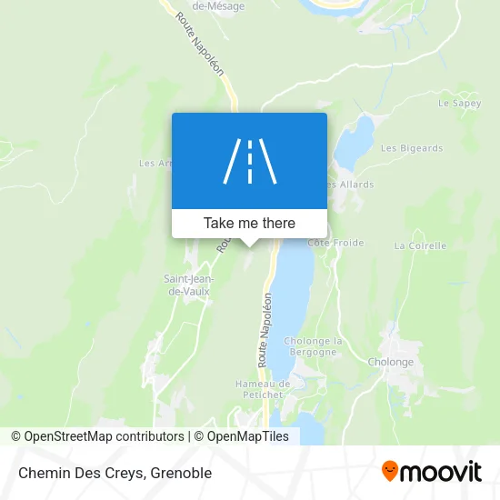 Chemin Des Creys map