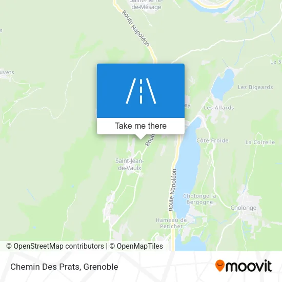 Chemin Des Prats map