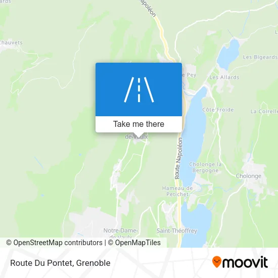 Route Du Pontet map