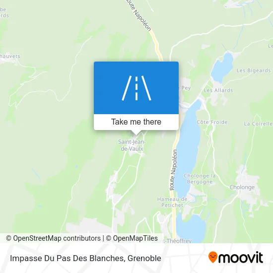 Impasse Du Pas Des Blanches map