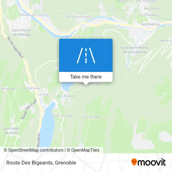 Route Des Bigeards map