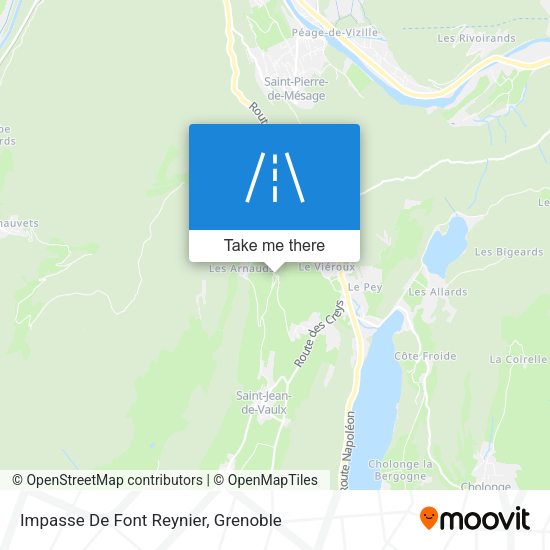 Impasse De Font Reynier map