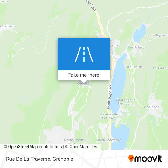 Rue De La Traverse map