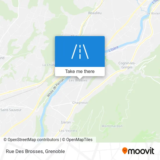 Rue Des Brosses map
