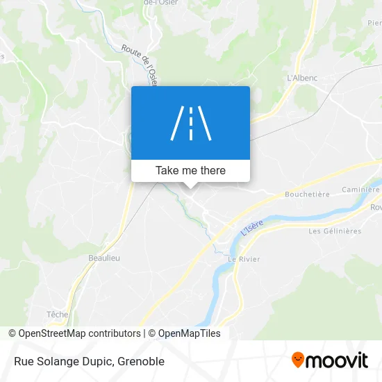 Rue Solange Dupic map