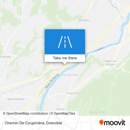 Chemin De Coupinière map