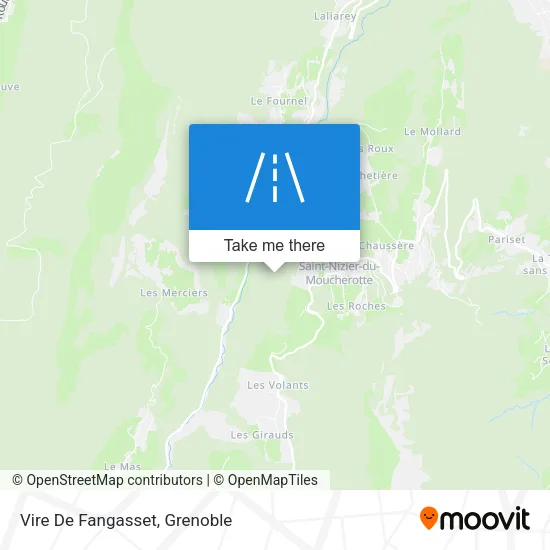 Vire De Fangasset map
