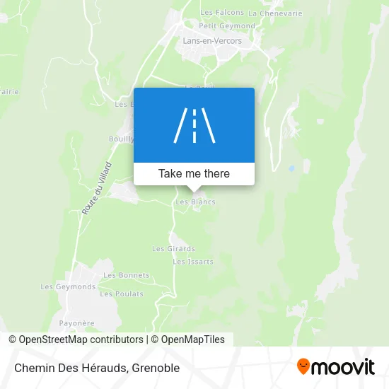 Chemin Des Hérauds map
