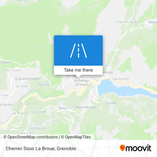 Chemin Sous La Broue map