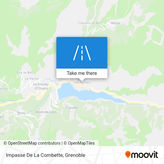 Impasse De La Combette map