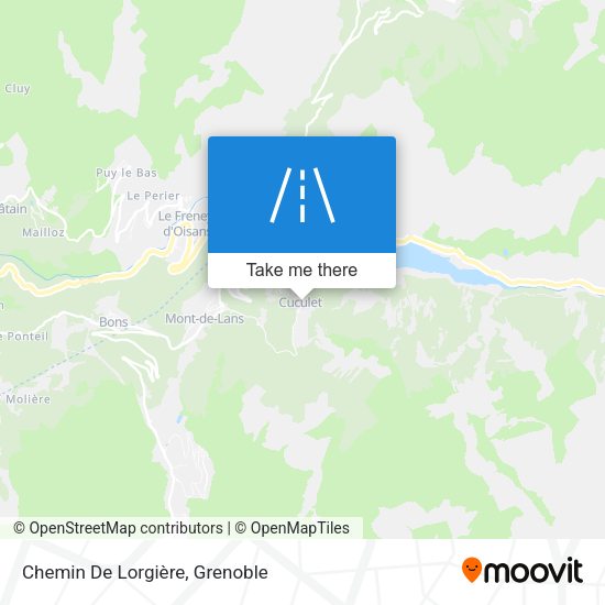 Chemin De Lorgière map