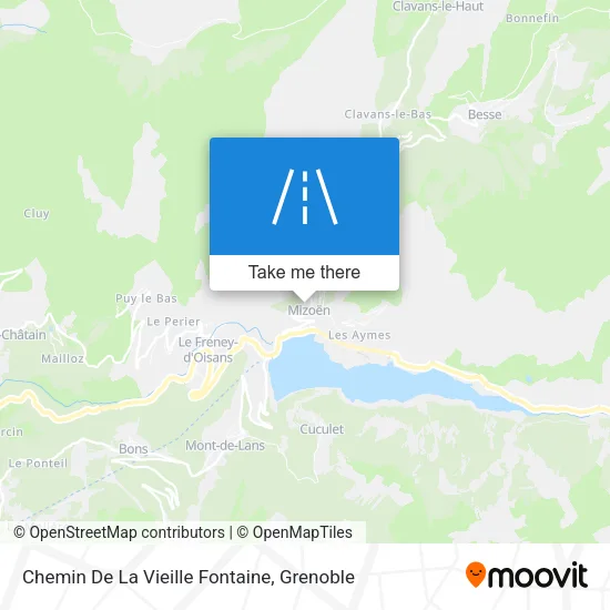 Chemin De La Vieille Fontaine map