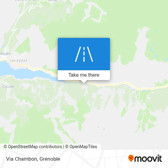 Via Chambon map