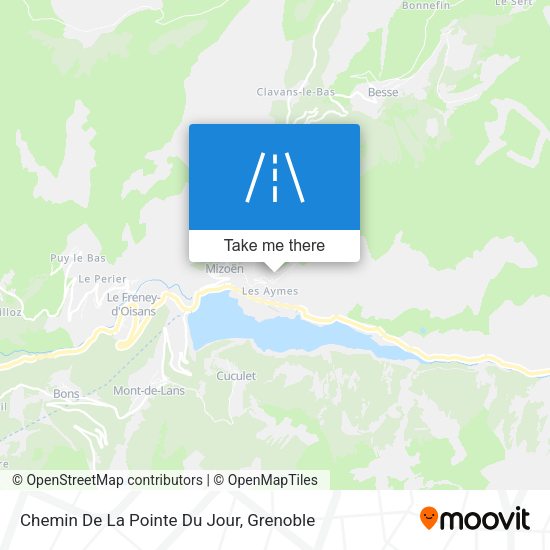 Chemin De La Pointe Du Jour map