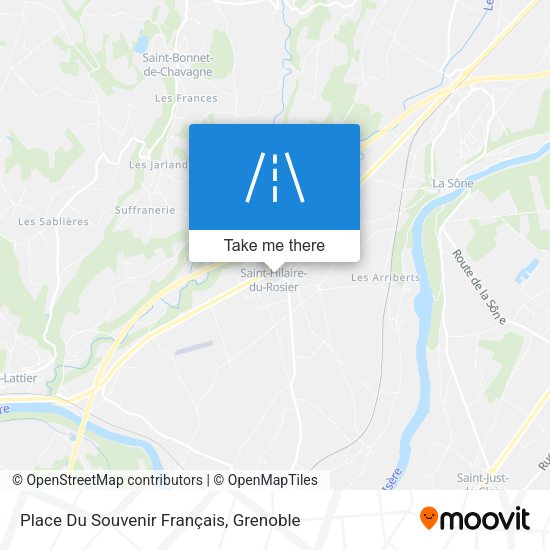Place Du Souvenir Français map