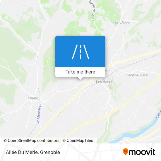 Allée Du Merle map